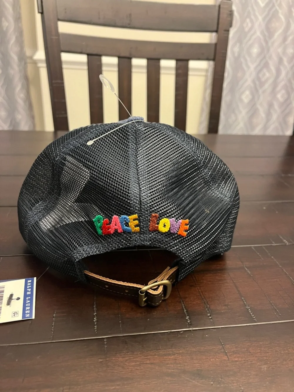 Polo RL Ralph Lauren Peace Love Dove Trucker Hat Cap new One Size